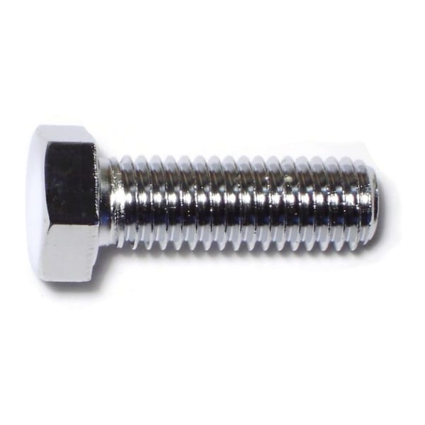 Midwest Fastener Grade 5, 1/2"-13 Hex Head Cap Screw, Chrome Plated Steel, 1-1/2 in L, 5 PK 75344 - main